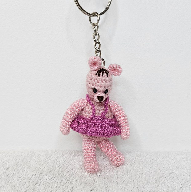 Pinkie maci kulcstartó (5 cm)