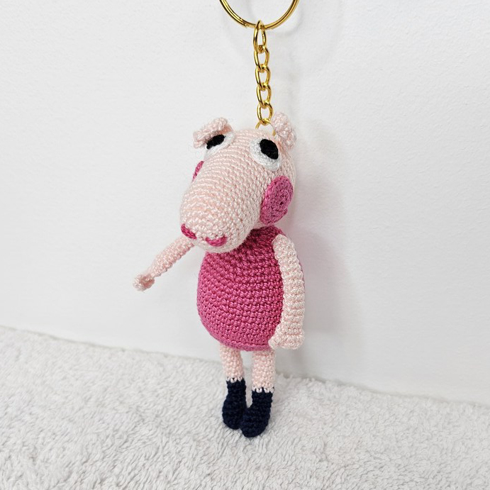 Peppa malac kulcstartó (10 cm)